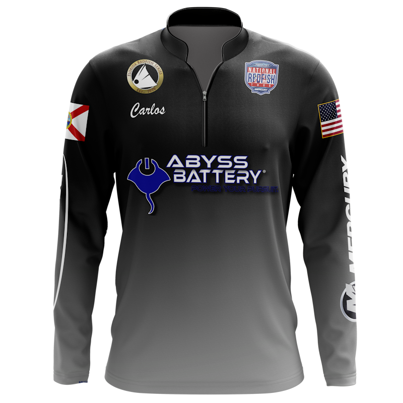 Custom Sublimation Tournament Fishing Jersey