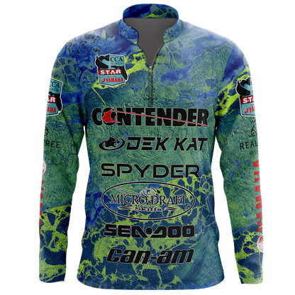 Custom Sublimation Tournament Fishing Jersey